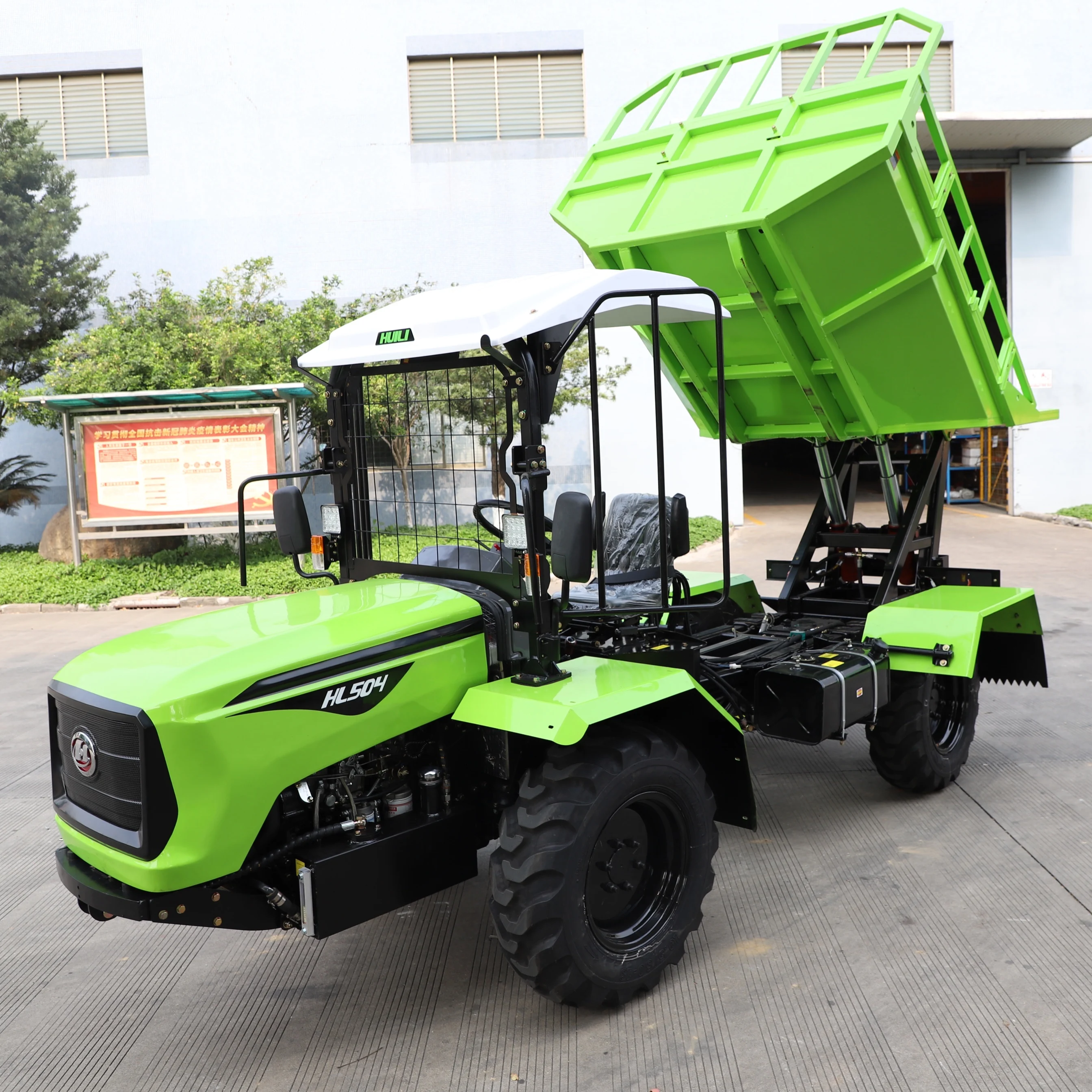 50hp China Engine Oil YUCHAI Engine Palm Fruit Collection Mini Tractor Cargo China Ke Indonesia 4 Cylinder Engine Farms Ltd.