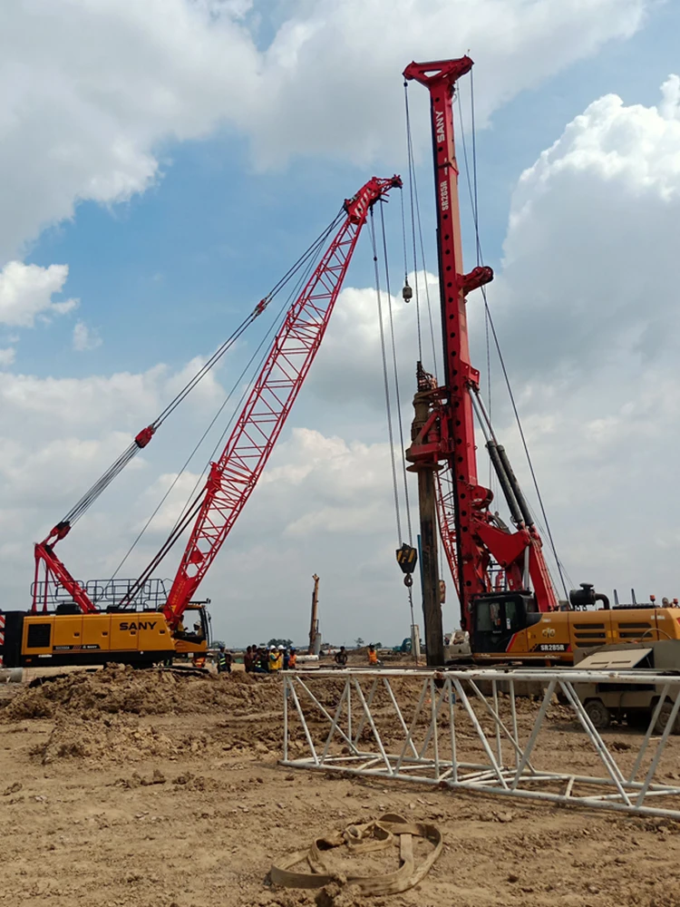 SANY Rotary Foundation Drill Rig SR215-C10 SR235S Bore Pile Machine Rotary Drilling Rig