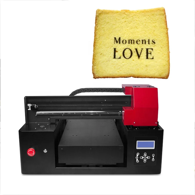 Portable Digital Inkjet Uv Printers A3 A4 Cake Chocolate Coffee Food Machine Uv Printer Egg Inkjet Printer Price