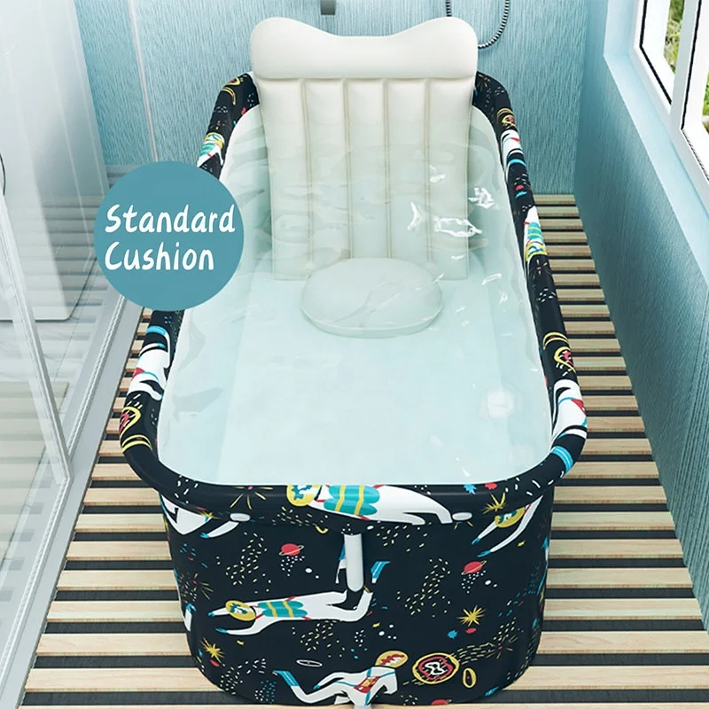 
Portable Folding Bathtub Plastic Foldable Bath Tub For Adults Pace-saving Bath Tub 