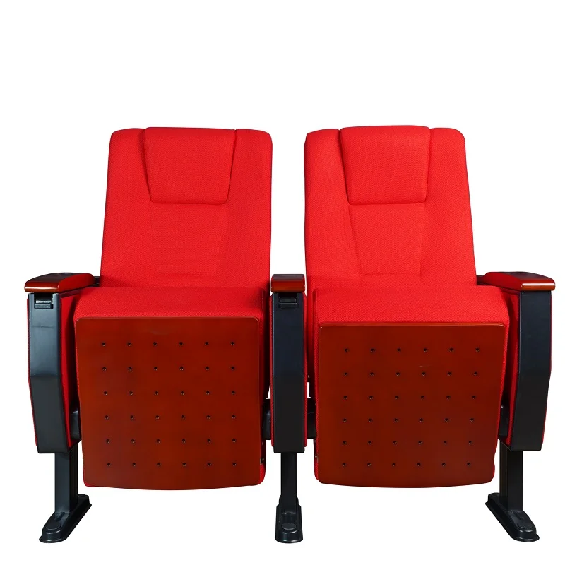 good quality conference furniture red fabric auditorium chair cinema chair for theater