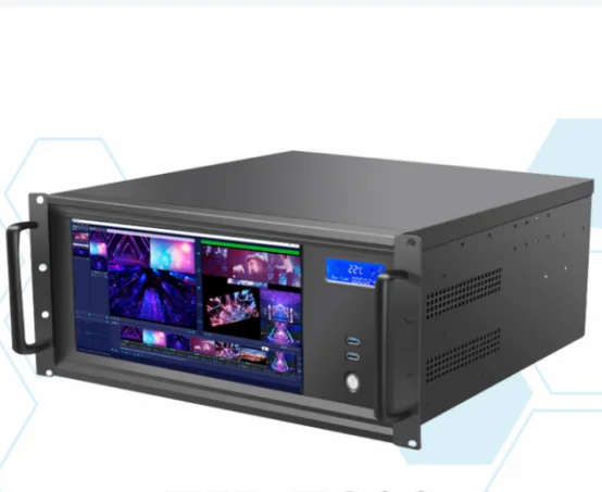 Support Unlimited Window Setting LED Video Server Used For Full Color LED Display Screen