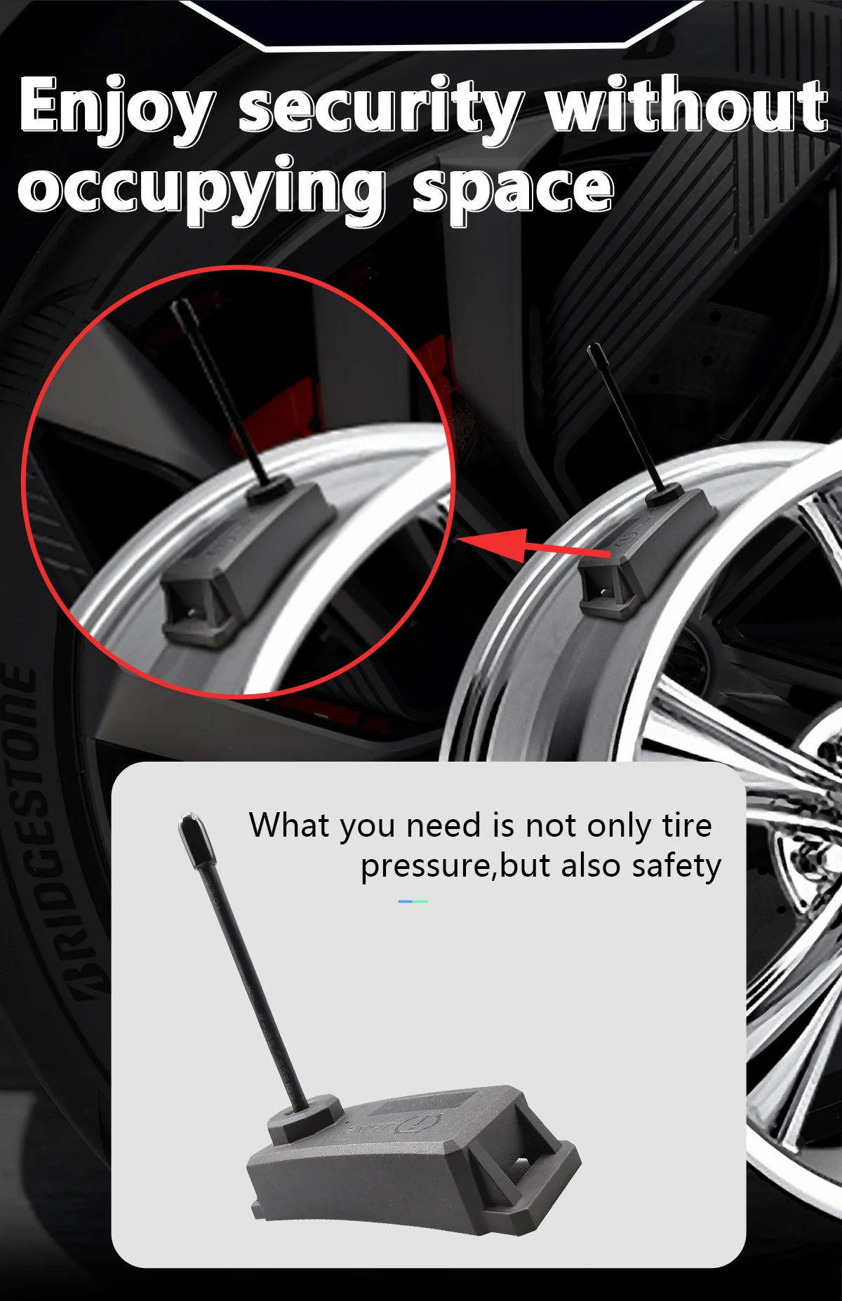 For Construction Vehicles Tire Pressure Sensor Monitoring Car Tpms Sensor