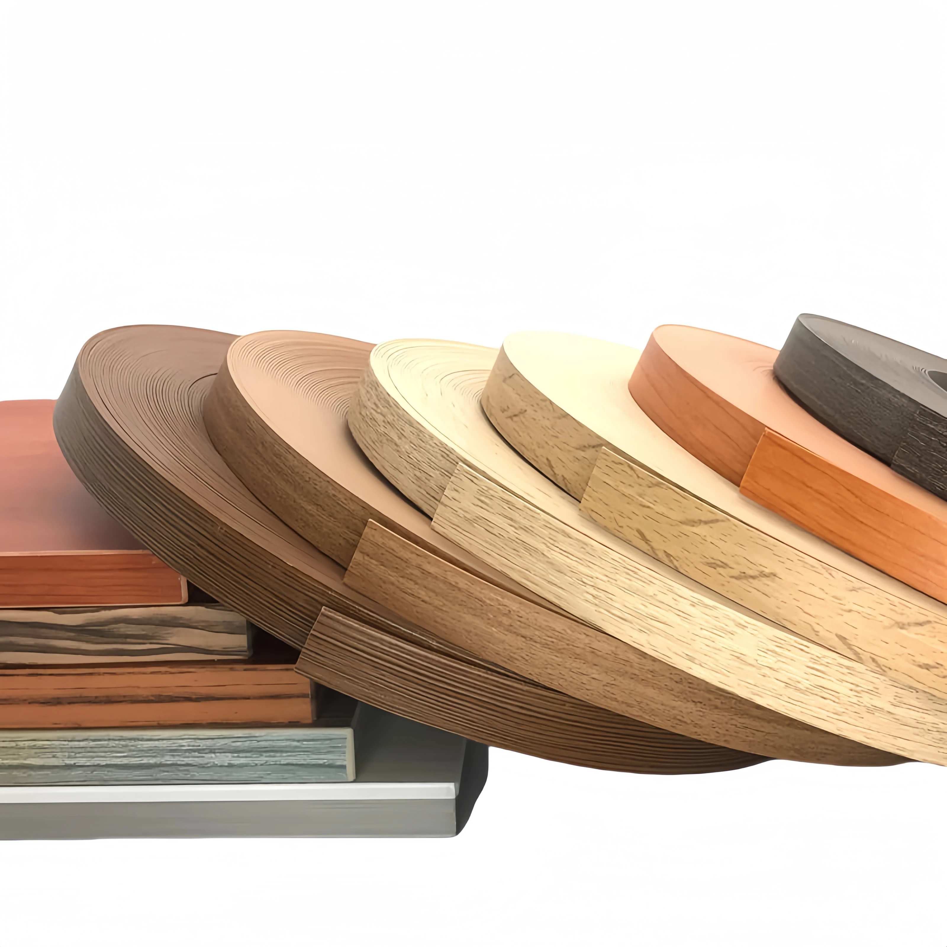 Hot design 1mm Wood Grain PVC ABS Edge Banding Panels Plywood MDF for Office Furniture