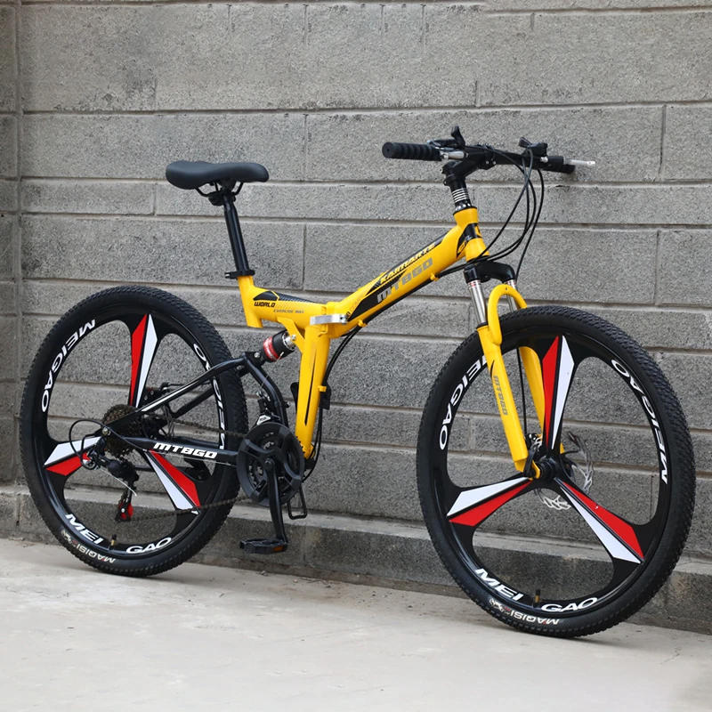 Aluminum Alloy 21 Speed Bicicleta full suspension 20 24 26 29 inch Aro Cycle Adult Bike Folding Bicycle for Men