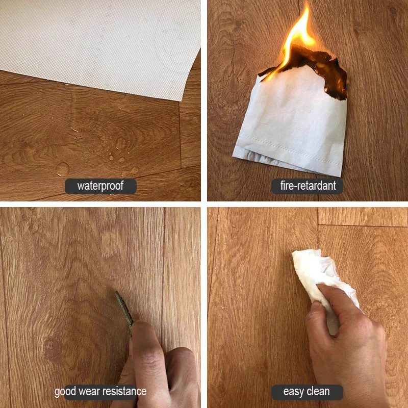 Waterproof Soundproof Marble Look PVC Commercial Heterogeneous Vinyl Floor Gloss Sheet Roll Flooring Prices