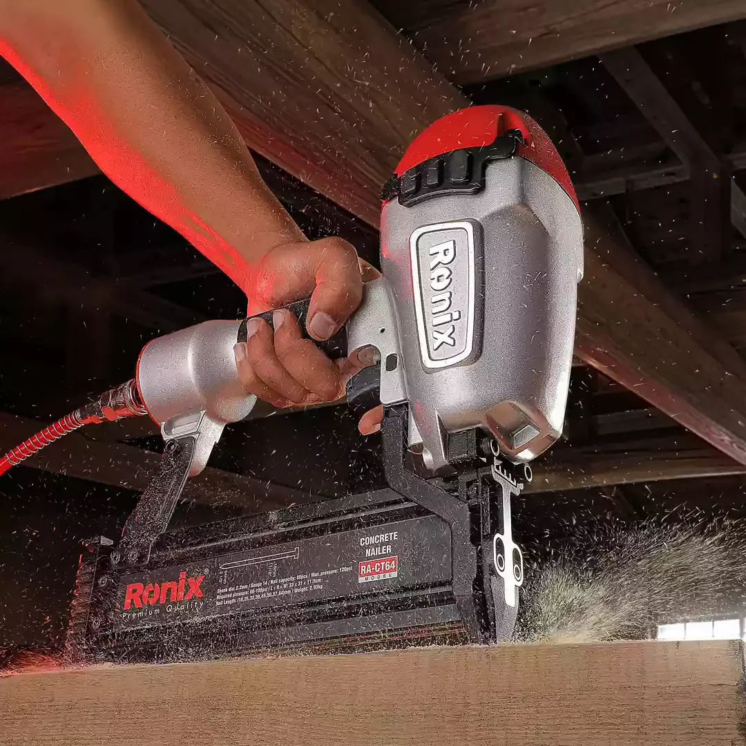 RA-CT64 ручка RONIX Brad Nailer-14 Gauge-64mm Мягкая рукоятка снижает усталость и фиксацию