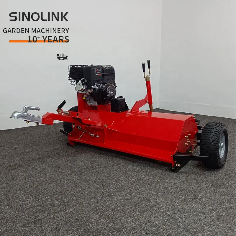 Factory atv lawn flail mower self powered walk behind brush mower law for Garden ATV mower