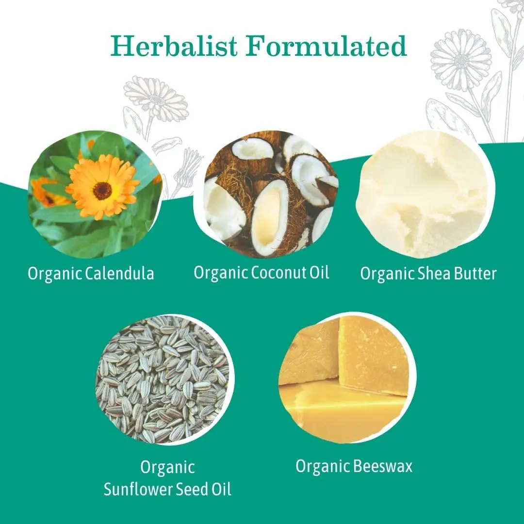 OEM Wholesale Baby Balm Stick Body And Face Moisturizer Cream Herbal Parabens free Shea Butter Balm for Dry Skin Balm Cream