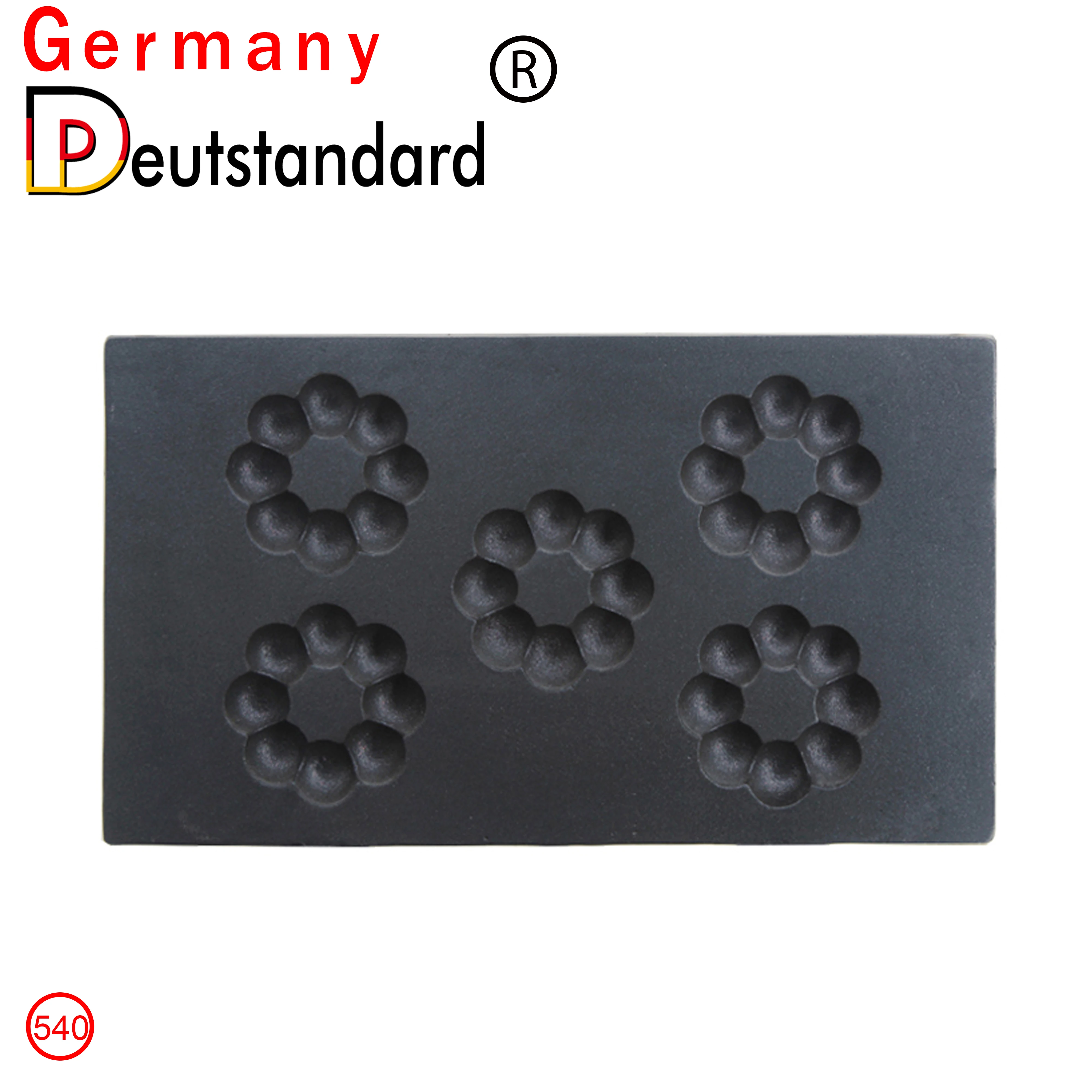 Германия deutstandard NP-540 Электрический 5 Моти машина пончики коммерческий 9 лунок с антипригарным покрытием Мини нержавеющая сталь для пончиков