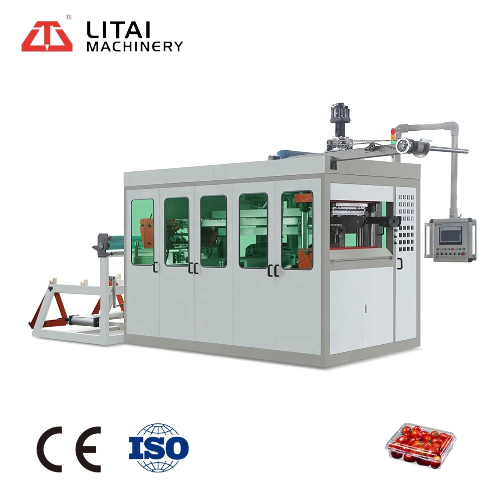 New Upgrade Disposable PET PP PS PVC PLA Plastic Egg Tray Product Making Machinery Thermoforming Machine With Certificate