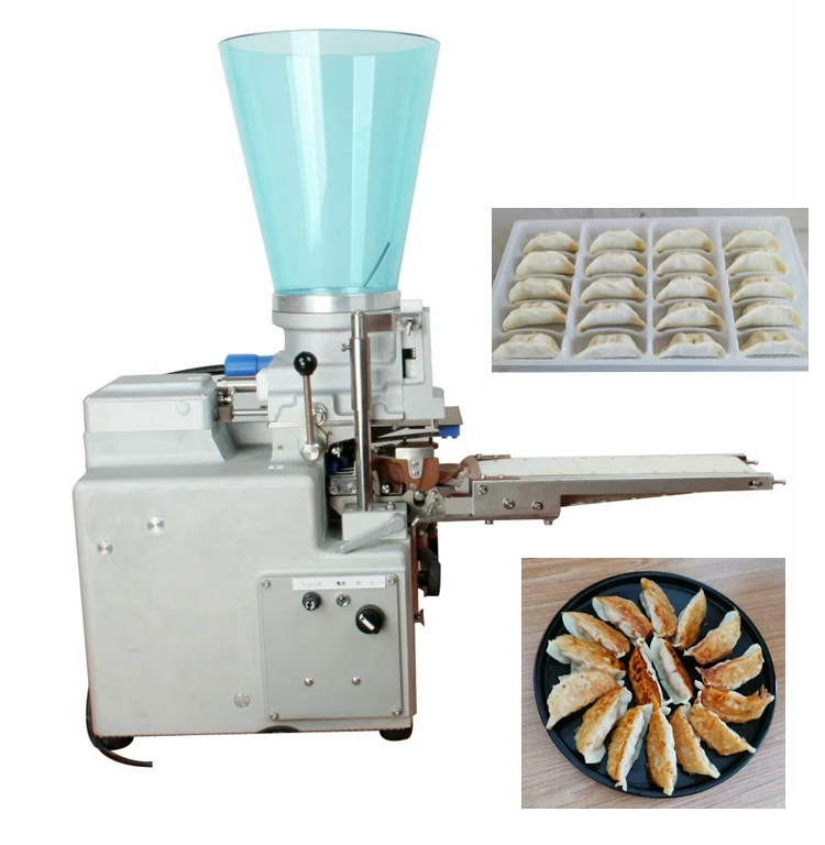 Semi automatic japanese gyoza jiaozi forming machine small table top dumpling making machine