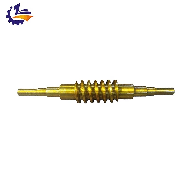 Large module gearbox parts forging transmission alloy worm gear and worm shaft