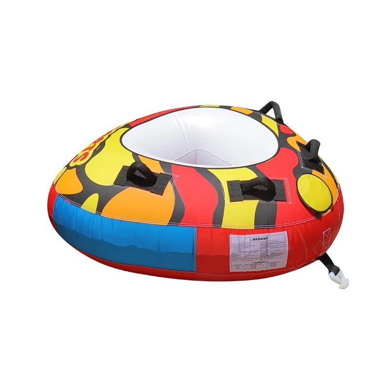 Spot water single towable tube inflatable drag boat water ski triangle speedboat drag ring sled