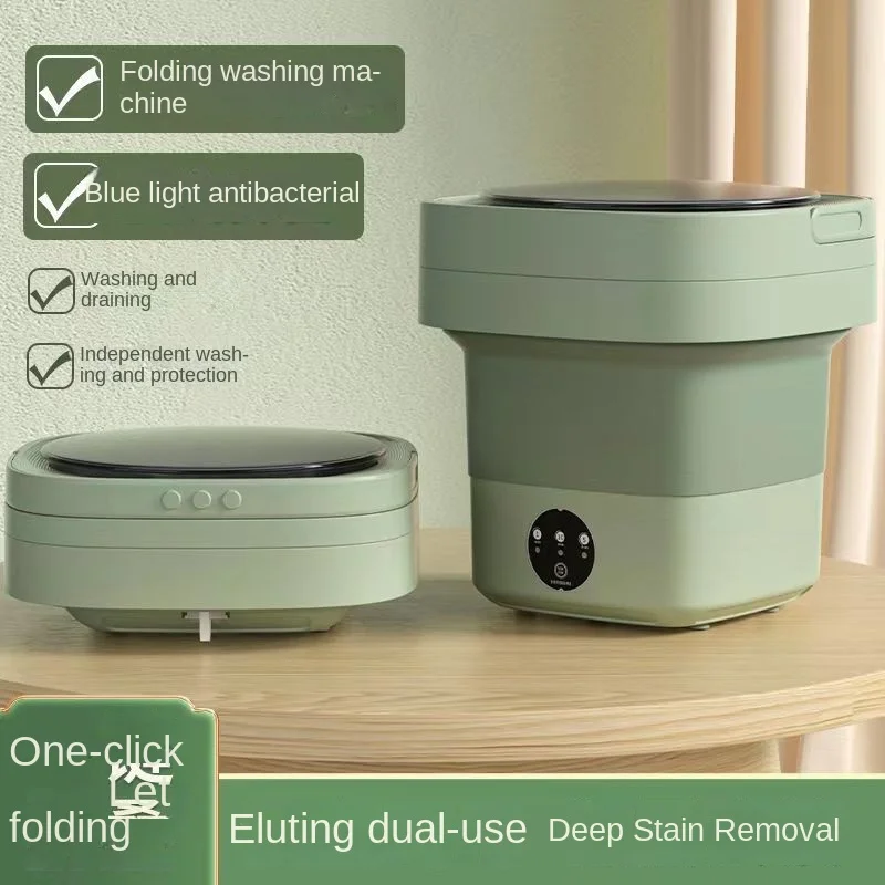 Deep Cleaning Folding Washing Machine Small Portable Underwear Washing Machine Washing