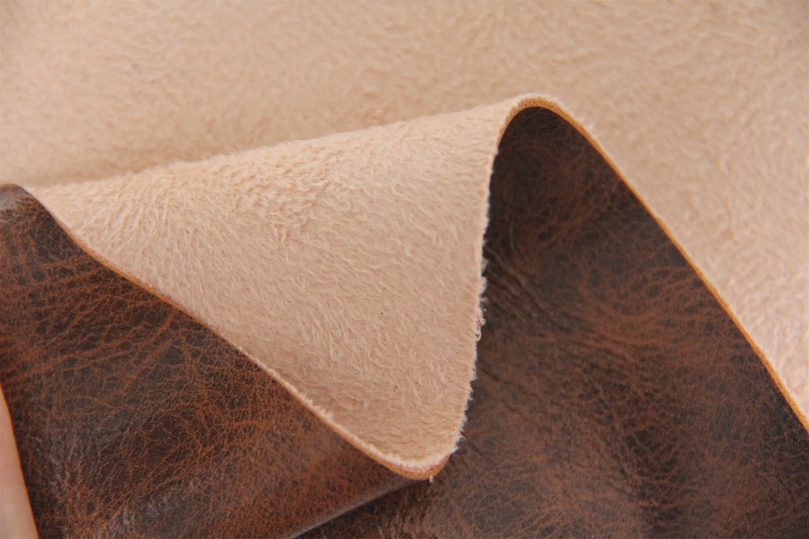Hard-wearing Oil Surface Imitated Suede Microfiber Sofa Pu Faux Leather