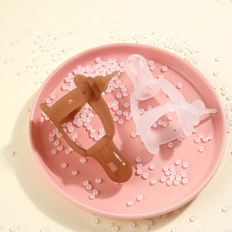 2022 hot selling baby finger biting prevention product food grade silicone pacifier does not contain bisphenol finger sucking pr