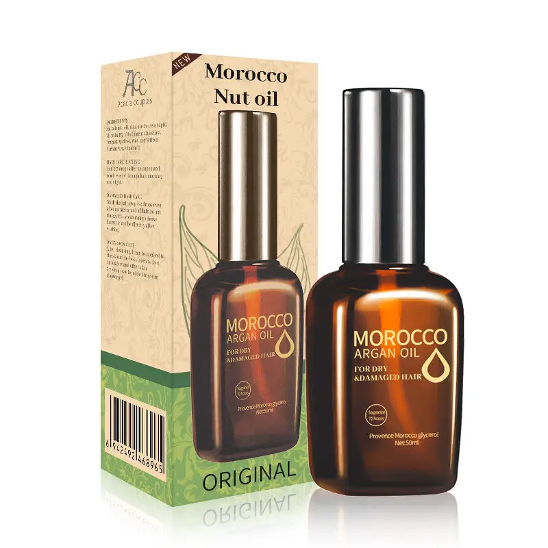 Private Label ODM аргановое масло уход за волосами лучшая блестящая Органическая разглаживающая сыворотка для волос