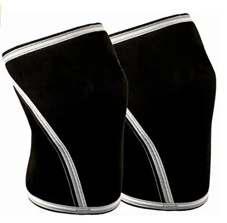 Custom Elastic Knee Sleeves 7mm Neoprene for Weightlifting