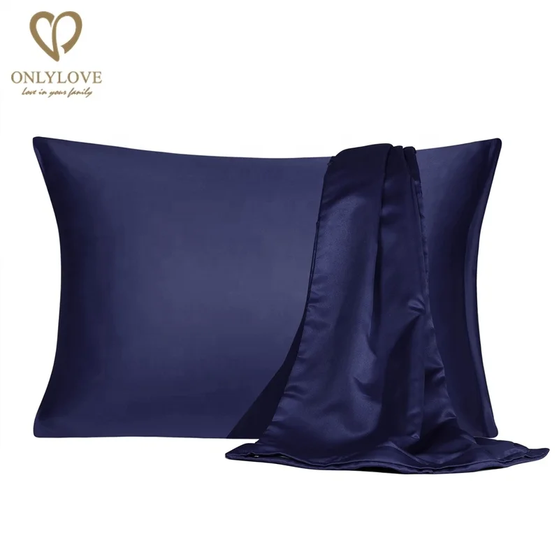 Factory outlet Ultra Soft and Smooth Silky Satin 100% Satin Silk Pillow Case