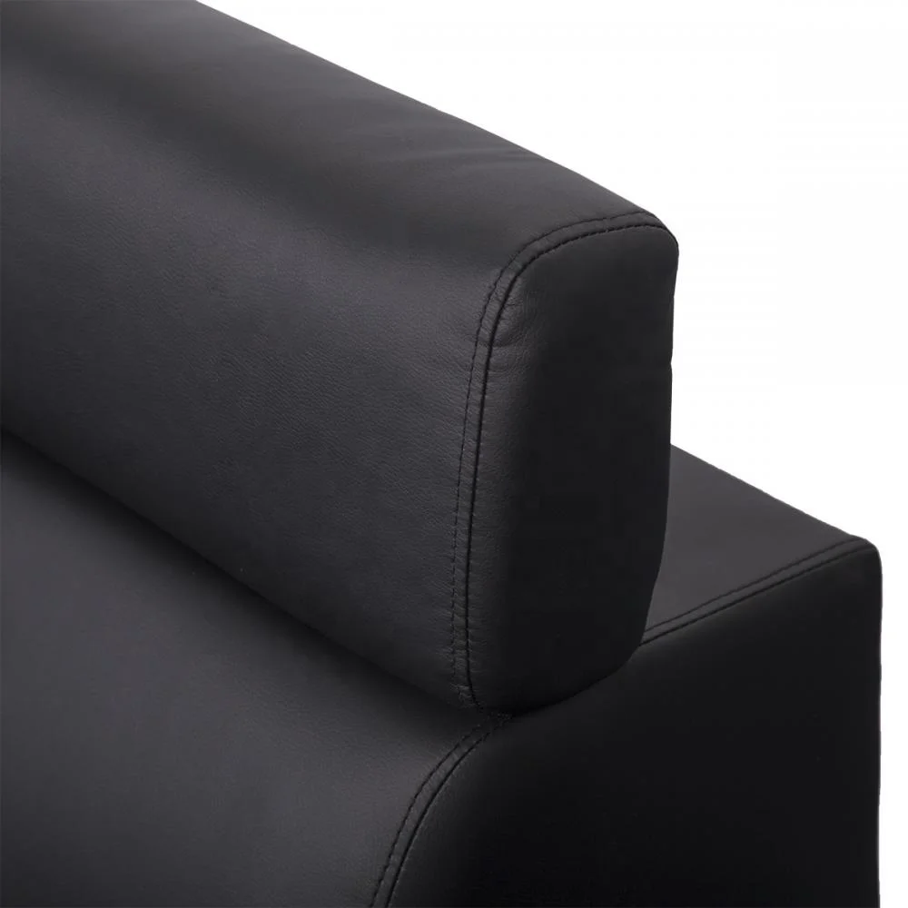 
Wholesale PU Leather Corner Sofa R Shape Amazon Living Room Sofa cum Bed 