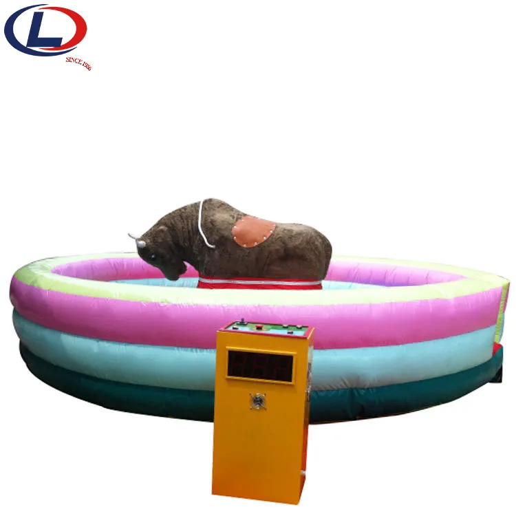 Free Optional Color Inflatable Amusement Game Mechanical Rodeo Bull Price for Sale