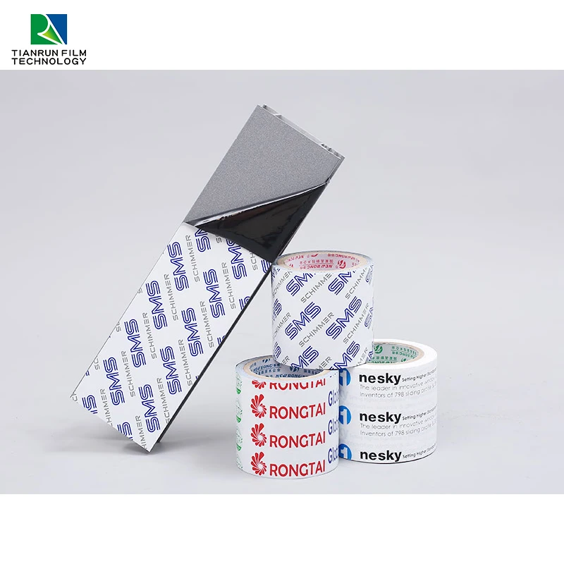 manufacturer deliver Hot Sale Designed Customizable Temporary Anti Acratch PE Plastic Protective Film for Aluminum P
