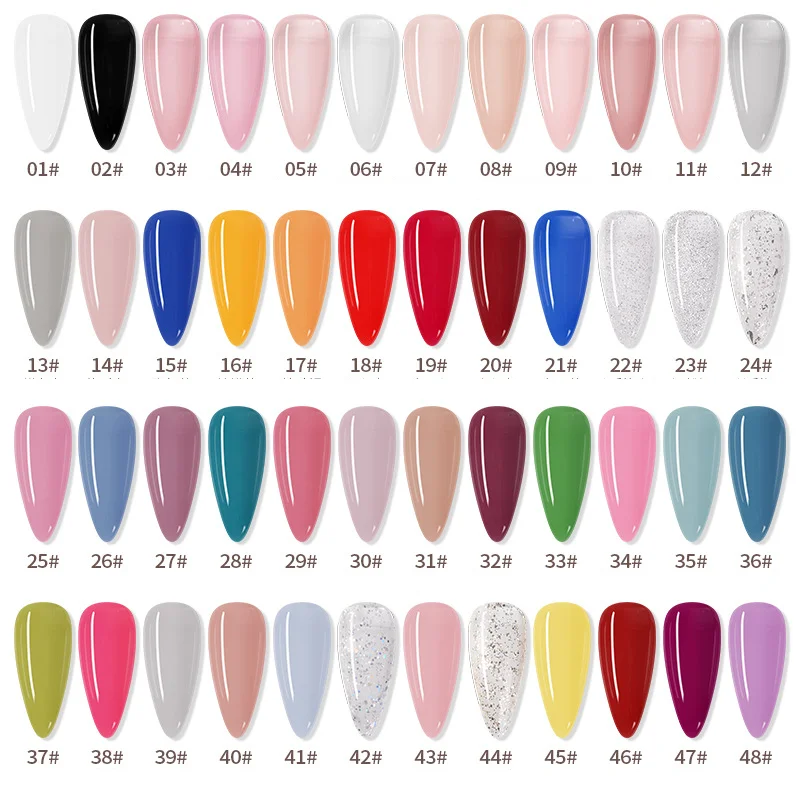 OEM  High Quality No Toxic Bright Uv Gel Nail Polish 12 Ml Gel Nails With Uv Light Nail Supplies Uv Gel