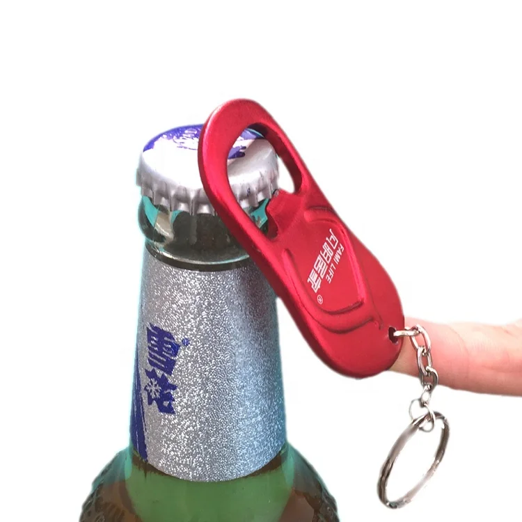 Factory wholesale 6.7cm creative wedding favor slipper bottle opener flip flop opener with keychain