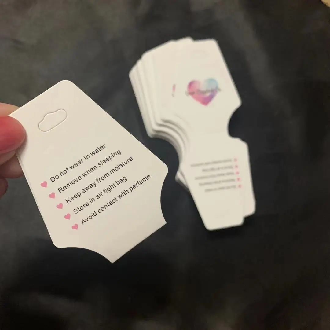 Custom Shape Printing Label Hang Tags For Clothing