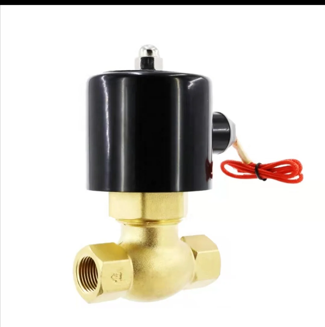 High-quality steam solenoid valve DN20 3/4 220V 24V threaded type steam neutral gas fluid energized to open power off to close
