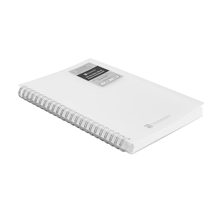 custom spiral binding water-proof PVC cover notebook