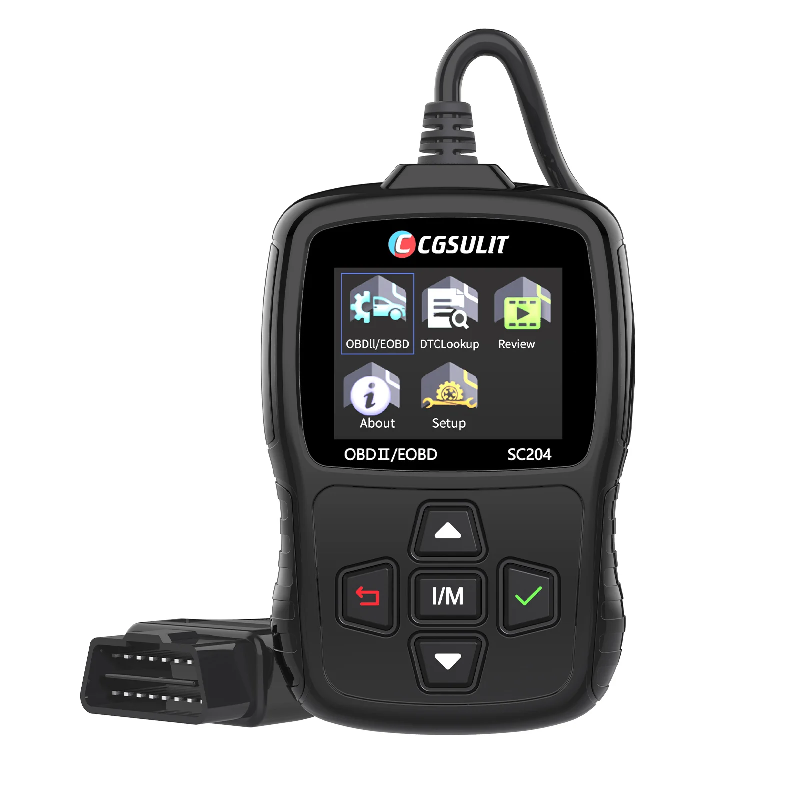 CGSULIT SC204 Truck Car Diagnostic Tool Scanner for Programming Motorcycle Universal