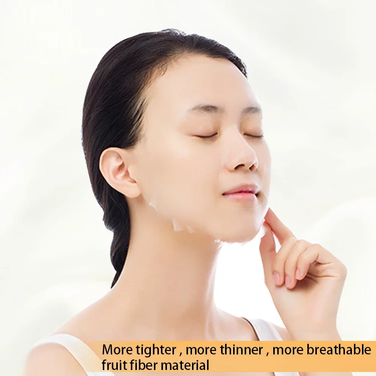 Moisturizing Korean Face Mask Skin Care Fruit Sheet Facial Mask Skin Care Collagen Whitening Facial Mask