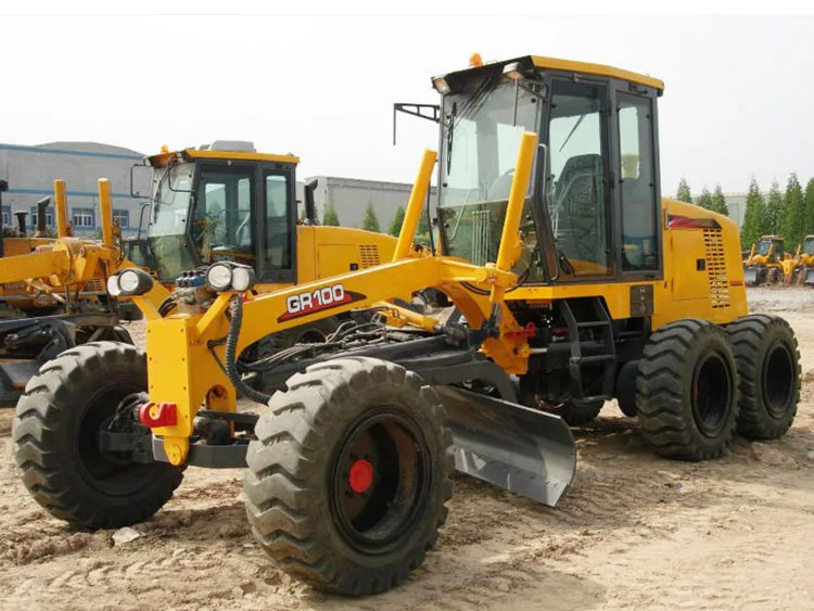 China New Famous Brand 39km/h Max Speed 100Hp GR100 7TON Motor Grader With Step-less and Easy Operation on Sale