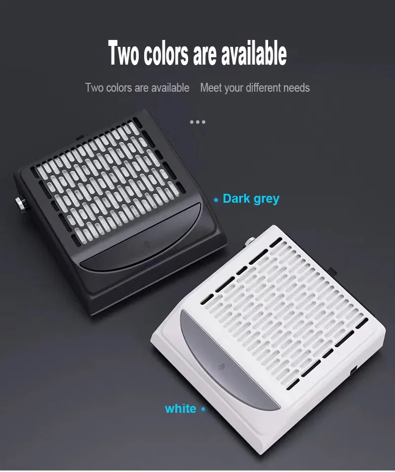 OEM 100w Strong Nail Dust Collector Professional Nails Vacuum Cleaner Manicure Powerful Suction Dusts Extractor Nail Art Salon