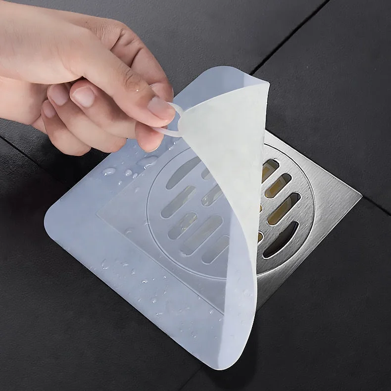 Reusable Full Silicone Kitchen Bathroom Floor Drain Cover Silicone Non-Slip Silicone Floor Drain