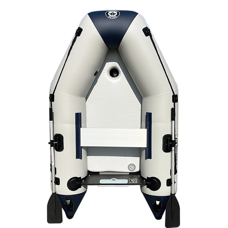 Solar Marine 2 Person 2.3M High Speed Kayak Inflatable Assault Boat Luxury Yacht Air Deck Floor 2 Colors Available