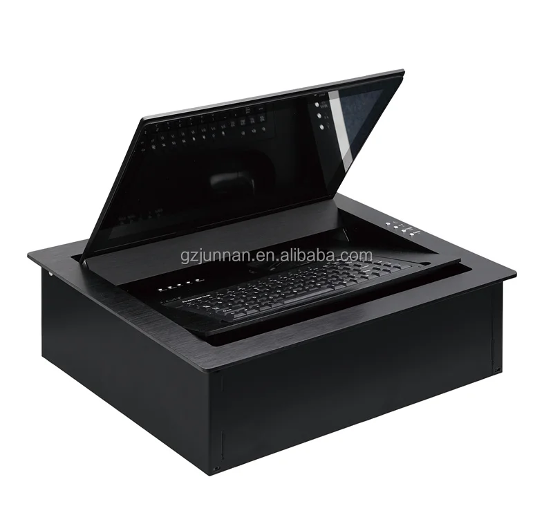 Motorized Computer Monitor Lift Audio System Paperless Video Conference System for Pop up Lcd Lift for Conference