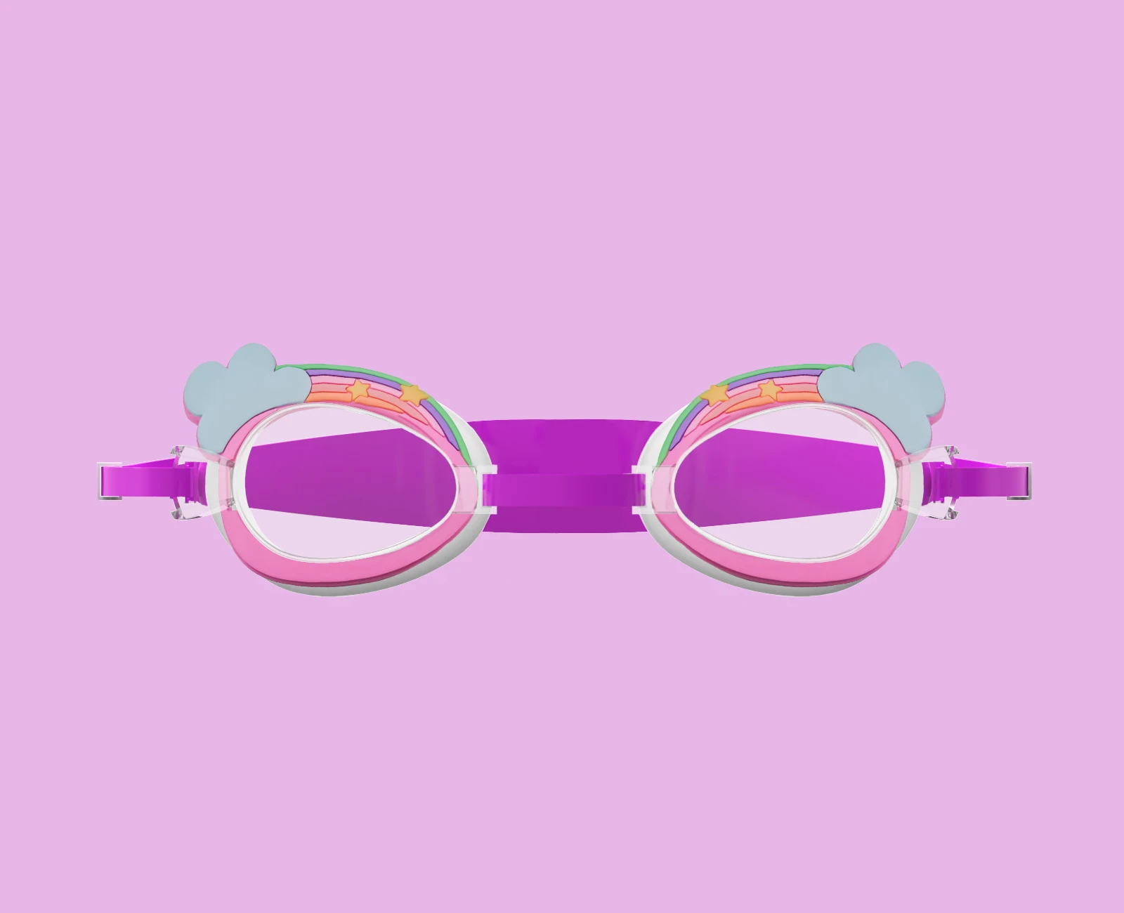 ZLF Kids Swimming Goggles Electroplating TPR 1900 Anti-fog Custom Logo Color Sport competition match swim Glasses