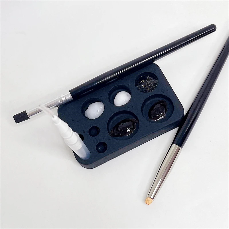 Lash Lift Palette Brow Lamination Pallet Lifting Tint Tray Reusable Silicone Dye Plate Dish Perm Container