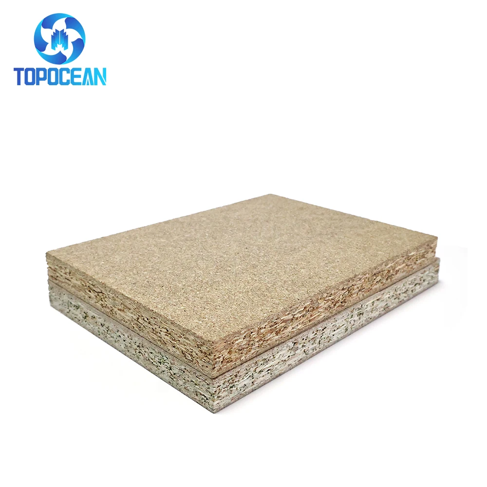 F4 Stars Grade 1220*2440*8mm Thin Chipboard Sheets Flakeboards Exterior Wall Siding Panels Particle Board