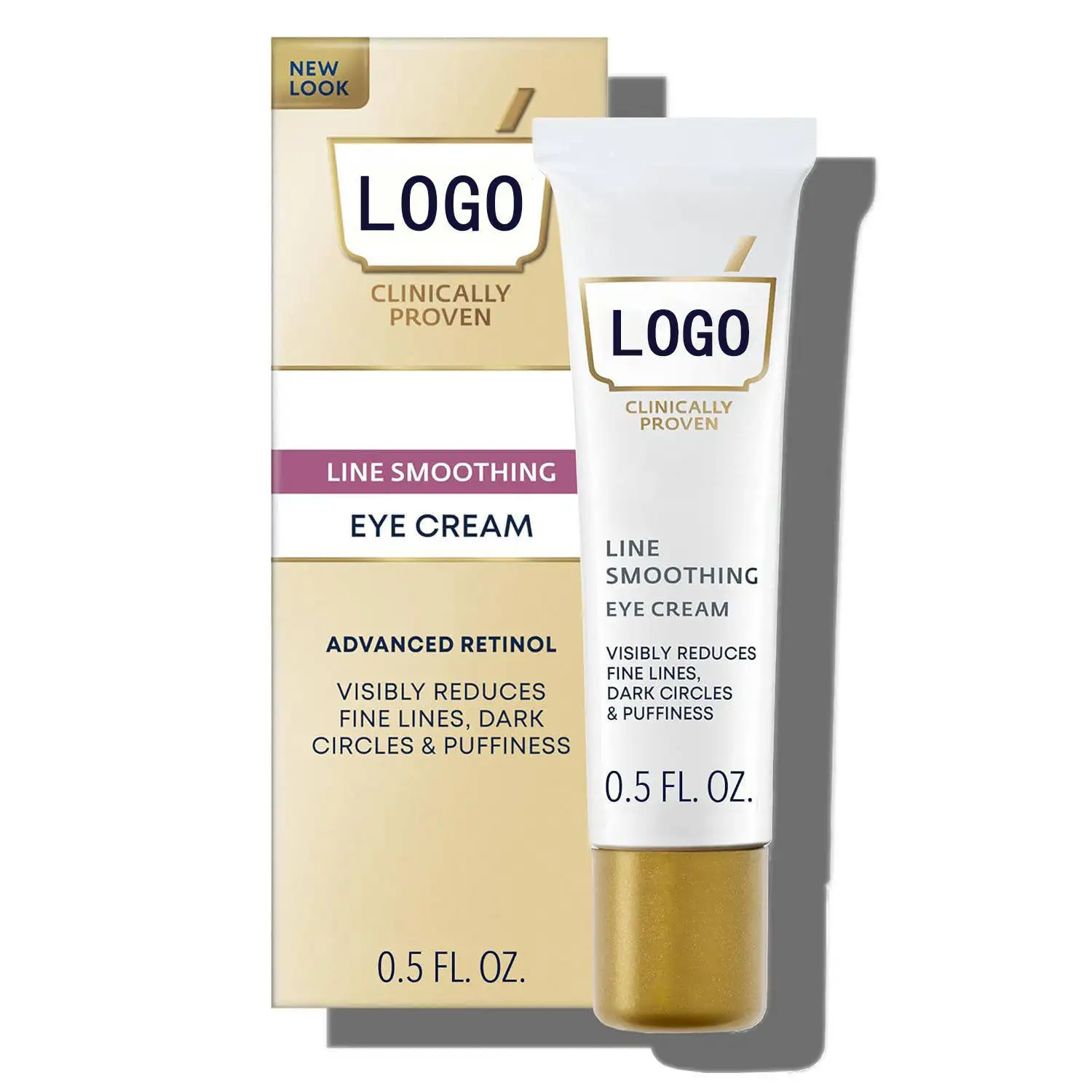 Private Label Anti-Aging Retino Eye for Dark Circles and Eyes Smoothing Mineral Retino Line Reduce Wrinkles Feature