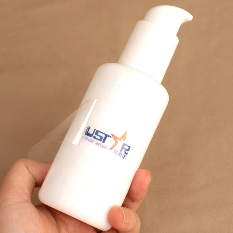 Wholesale custom waterproof 3D foil PVC hot UV heat transfer film label sticker