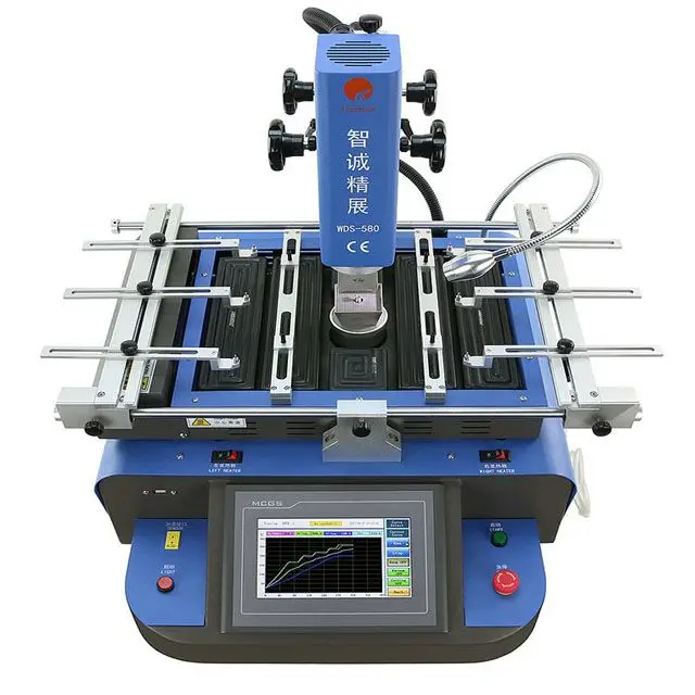 Hot sale manual hot air BGA Rework station WDS580 laptop motherboard repair machine,also for ps3 gpu rework