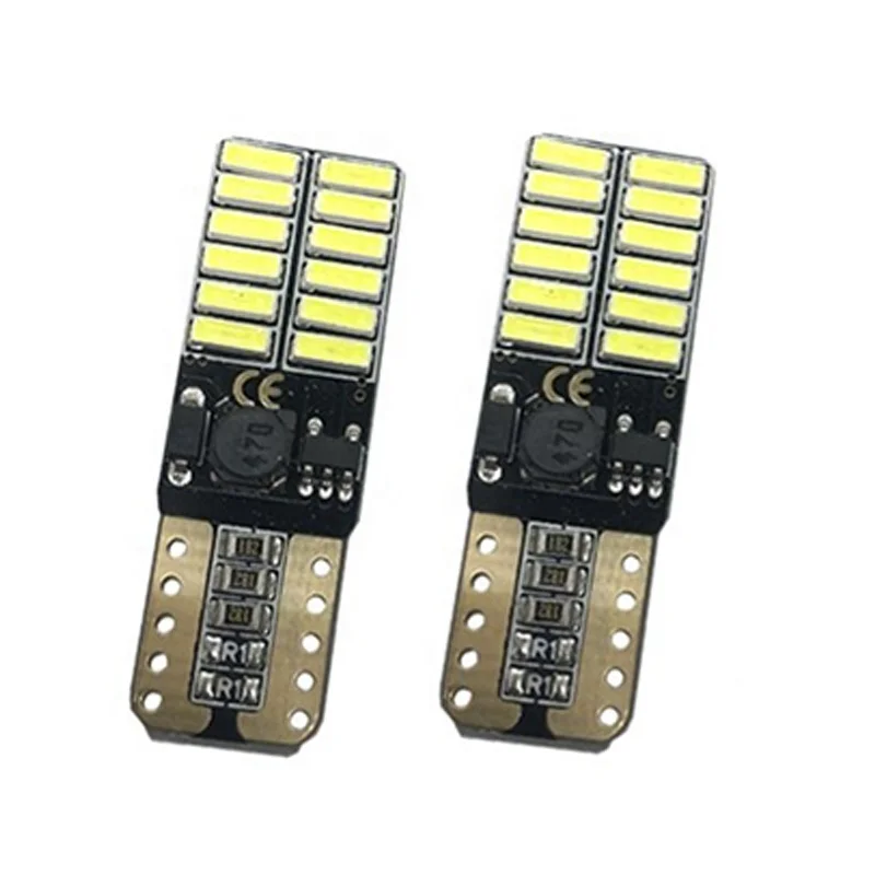 High brightness car led T10 canbus W5W 4014 24SMD led Auto t10 led bulbs Parking Lights interior
