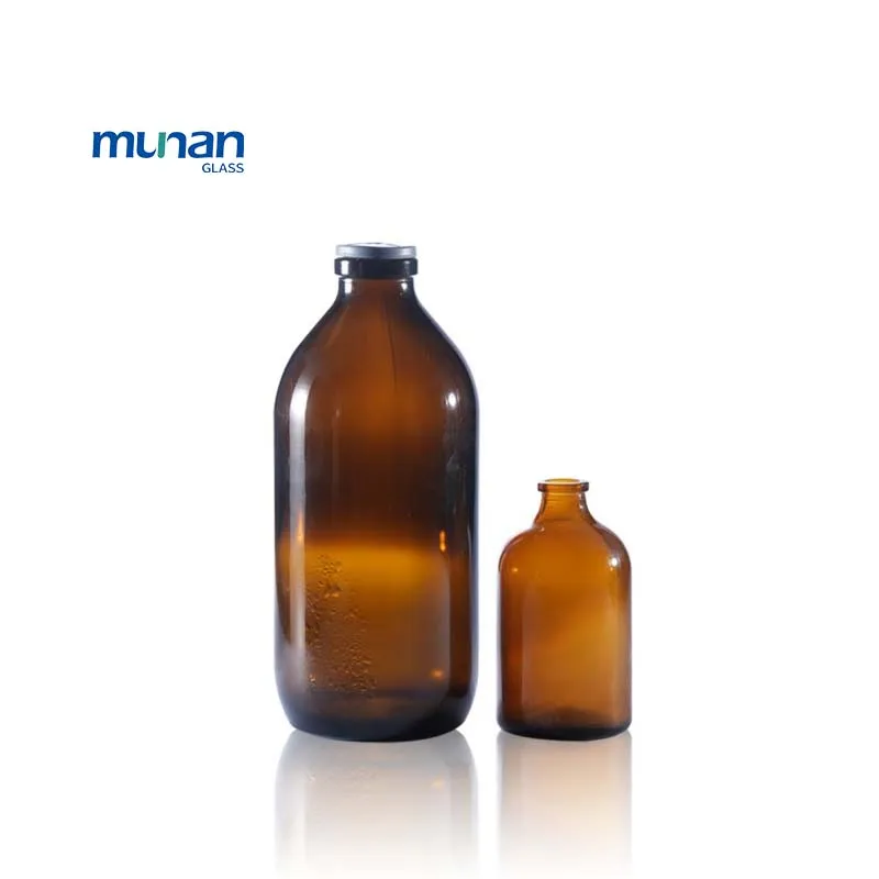 Chinese Factory Direct Clear 10ml 20ml 25ml 30ml Borosilicate Glass Clear Amber Bottle For Medicine