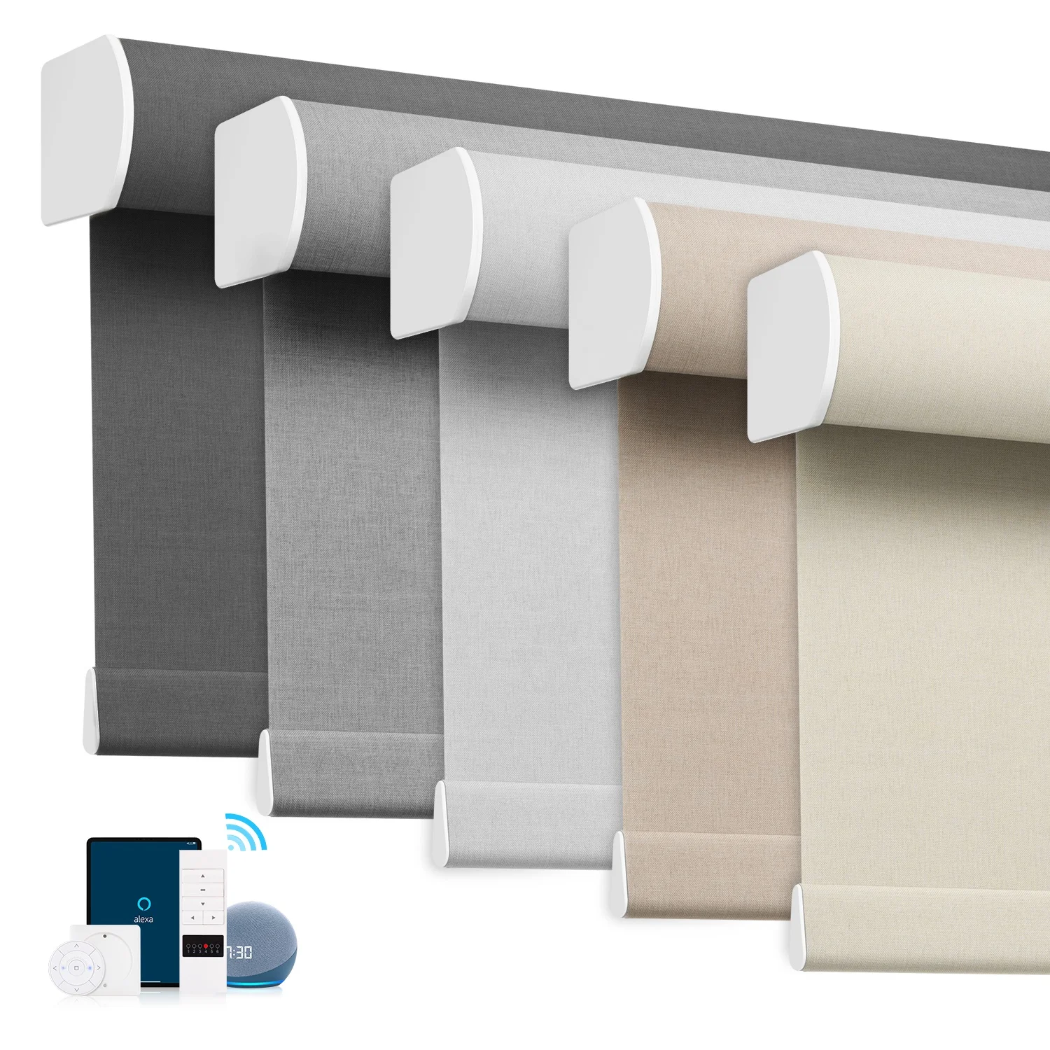 blackout roller blinds smart electric roller shades decor room motorized blinds for window linen blackout blinds