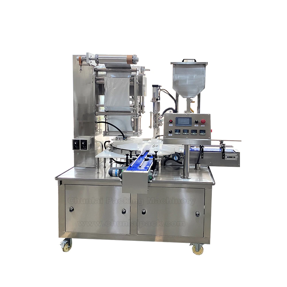 Bottle Sealing Machine Automatic Milk Coconut Juice Bottle Filling Sealing Machine Pure Water Bottling Packaging Production Line