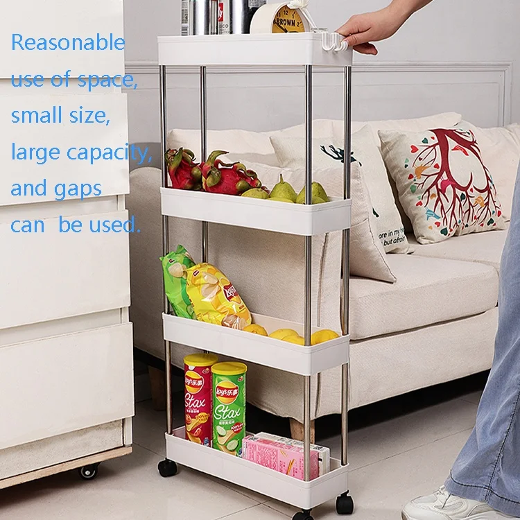 Multifunctional Use Storage Racks Shelving Units Plastic Kitchen Shelf Seasoning Rack